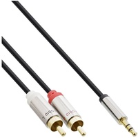 InLine Slim Audio Kabel Klinke 3,5mm Stecker an 2x