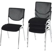Mendler T401 schwarz / chrom 4er Set