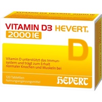 Hevert-Arzneimittel Vitamin D3 2000 I.E. Tabletten 120 St.
