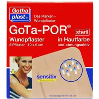 Gothaplast Verbandpflasterfabrik GmbH GoTa-POR Wundpflaster steril 60x100 mm hautfarben