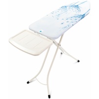 Brabantia Bügeltisch C 124x45 cm mit Dampfstationsablage Solide Cotton
