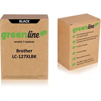 Kompatible Ware kompatibel zu Brother LC-127XLBK schwarz 2er Pack