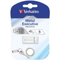 Verbatim Metal Executive 64GB silber