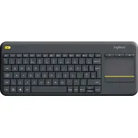 Logitech K400 Plus Wireless Touch Keyboard CH schwarz