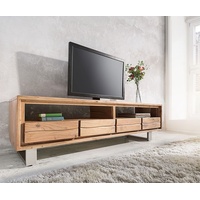DeLife Live-Edge TV-Lowboard 190 cm 4 Schübe Akazie Natur