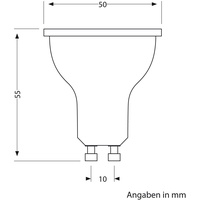 Ledscom.de LED-Lampe 4,5W GU10 (LC-SS-540-W)