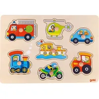 GoKi 57491 - Steckpuzzle Verkehrsmittel
