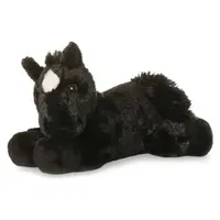 AURORA Mini Flopsie Schwarzes Pferd liegend 