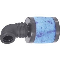 Reely Kunststoff Luftfilter mit Silikonadapter Schwarz
