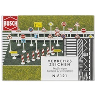 BUSCH Verkehrszeichen-Set 8121 N/TT