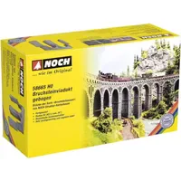 NOCH Bruchsteinviadukt gebogen 58665 H0
