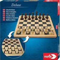 NORIS Schach & Dame Holz
