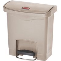 Rubbermaid Slim Jim Kunststoff Pedal vorne 15 l beige