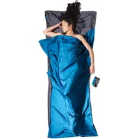 Cocoon Reiselaken Aus Seide - Rhino / Cornflower -