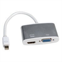 Roline 4K MiniDP - HDMI/VGA Adapterkabel, MiniDP ST -