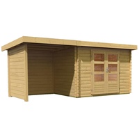 Karibu Bastrup 3 4,8 x 2,3 m natur inkl.