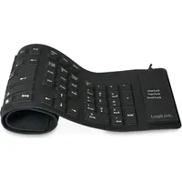 Logilink Flex Tastatur DE schwarz (ID0019A)