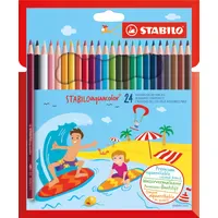 Stabilo Aquarell-Buntstift 24 St. Mehrfarbig