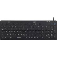 Renkforce iM-IKB106-BK Tastatur Schwarz Spritzwassergeschützt, Staubgeschützt