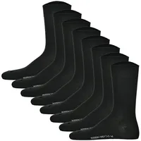 Hudson Herren Socken - Only Strumpf, Komfortbund, Einfarbig Schwarz