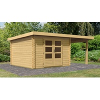 Karibu Bastrup 5 4,97 x 2,97 m natur inkl.