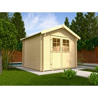Weka Gartenhaus 132 A 3,00 x 2,50 m natur