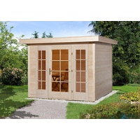 Weka Gartenhaus 172 2,35 x 2,39 m natur