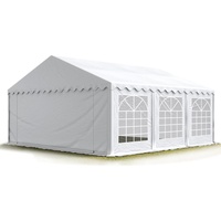 TOOLPORT Partyzelt 6 x 6 m inkl. Seitenteile weiß 