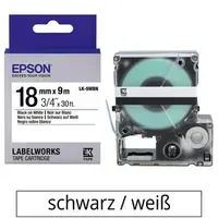 Epson Schriftband Epson LK-5WBN schwarz auf weiß 18mm x