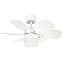Westinghouse Flora Royale 76 cm Deckenventilator weiß/helles ahorn mit