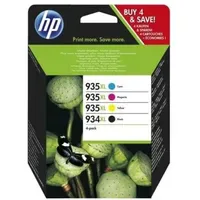 HP 934XL schwarz + 935XL CMY X4E14AE