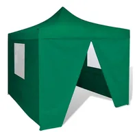 VidaXL Partyzelt 3 x 3 m inkl. 4 Seitenteile