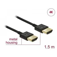 DeLock Slim High Speed 4K HDMI Kabel mit Ethernet