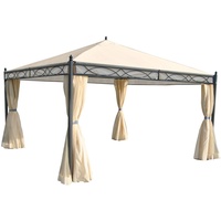 Mendler Pergola Cadiz 4 x 4 m inkl. Seitenteile
