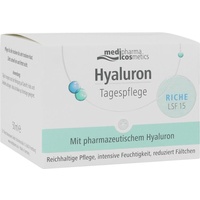 Medipharma Cosmetics Hyaluron Tagespflege riche Creme LSF 15 50