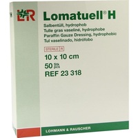 Lohmann & Rauscher Lomatuell H Salbentüll 10x10 cm steril
