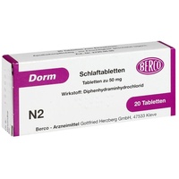 Berco Arzneimittel DORM Tabletten 20 St.