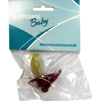 Dr. Junghans Beruhigungssauger kirschf.Lat.ab 6 M.rot 1 St