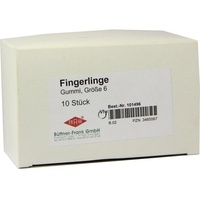 Büttner-Frank FINGERLING Gummi Gr.6 transparent 10 St