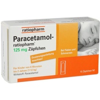 Ratiopharm Paracetamol-ratiopharm 125mg Zäpfchen