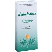 Dr. Theiss Naturwaren Kräuterlax Dr.Henk 15 mg Kräuterdrag.z.Abführen 10