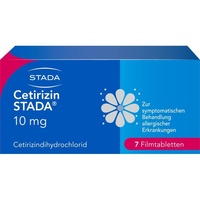 STADA CETIRIZIN STADA 10 mg Filmtabletten 7 St