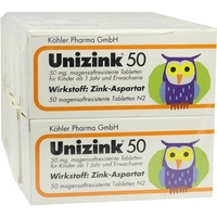 Köhler Pharma GmbH Unizink 50 magensaftresistente Tabletten 10 x