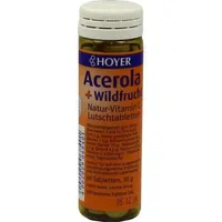 Hoyer Acerola & Wildfrucht Vitamin C Lutschtabletten 60 St.