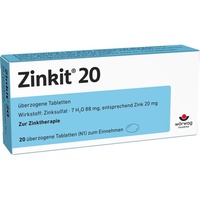 Wörwag Pharma Zinkit 20 überzogene Tabletten