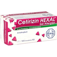 Hexal Cetirizin bei Allergien Filmtabletten 100 St.