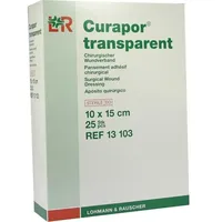 Lohmann & Rauscher Curapor transparent Wundverband steril 10x15cm 25