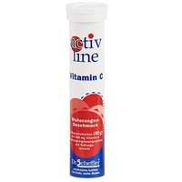 Rugard Cosmetics ACTIVLINE Vitamin C Blutorange Brausetabletten 20 St