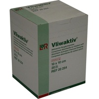 Lohmann & Rauscher Vliwaktiv Aktivkohle-saugkomp.10x10 cm steril