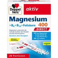Doppelherz Aktiv Magnesium 400 Direct + B6 + B12